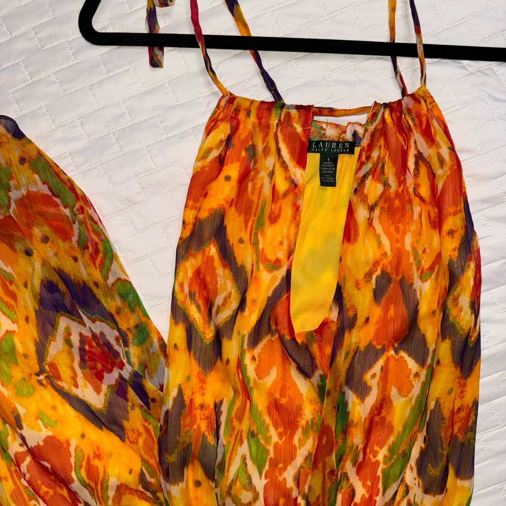 Ralph Lauren Multicolor Sleeveless Dress